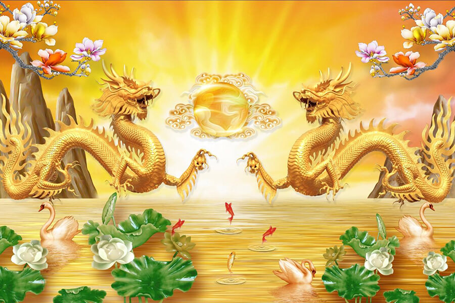 The mystic Dragon in Zodiac Sign in Vietnam & China Zodiac System
